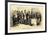 Going Through the Form of Universal Suffrage, 1871-Thomas Nast-Framed Giclee Print