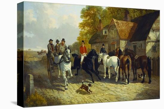 Going to Barnet Fair-John Frederick Herring II-Stretched Canvas