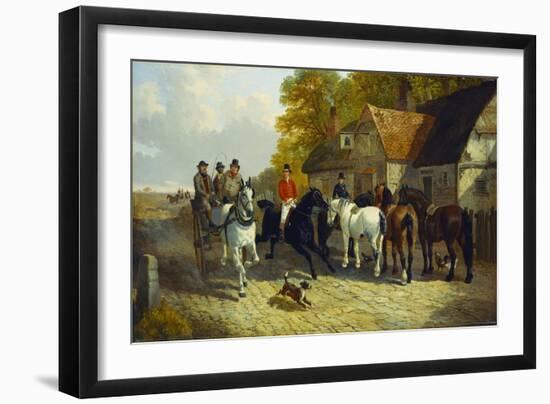 Going to Barnet Fair-John Frederick Herring II-Framed Giclee Print