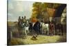 Going to Barnet Fair-John Frederick Herring II-Stretched Canvas