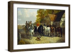 Going to Barnet Fair-John Frederick Herring II-Framed Giclee Print
