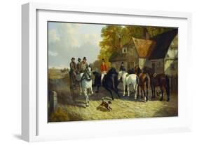 Going to Barnet Fair-John Frederick Herring II-Framed Giclee Print