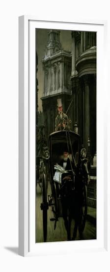 Going to Business (Going to the City), circa 1879-James Tissot-Framed Premium Giclee Print