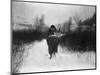 Going to Camp - Apsaroke-Edward S. Curtis-Mounted Giclee Print