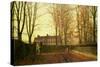 Going to Church, 1880-John Atkinson Grimshaw-Stretched Canvas