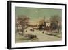 Going to Church, Christmas Eve-J. Hoover & Son-Framed Art Print