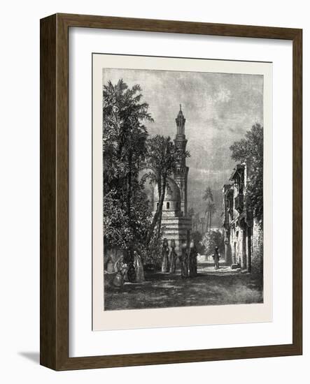 Going to Fetch Water, Egypt, 1879-null-Framed Giclee Print