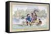 Going to Hobby Fair, 1835-Isaac Robert Cruikshank-Framed Stretched Canvas