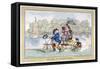 Going to Hobby Fair, 1835-Isaac Robert Cruikshank-Framed Stretched Canvas