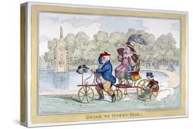 Going to Hobby Fair, 1835-Isaac Robert Cruikshank-Stretched Canvas