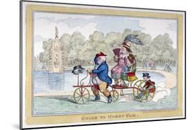 Going to Hobby Fair, 1835-Isaac Robert Cruikshank-Mounted Giclee Print