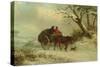 Going to Market in Winter (Oil)-Thomas Smythe-Stretched Canvas