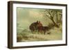 Going to Market in Winter (Oil)-Thomas Smythe-Framed Giclee Print