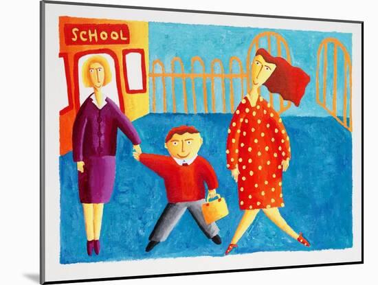 Going to School, 2004-Julie Nicholls-Mounted Giclee Print