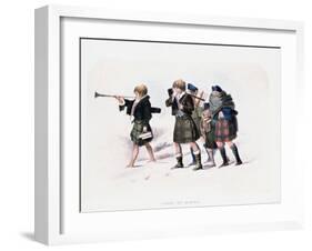 Going to School-R.r. Mcian-Framed Giclee Print