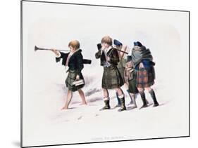Going to School-R.r. Mcian-Mounted Giclee Print