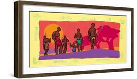 Going to the Ceremony-Gerry Baptist-Framed Giclee Print