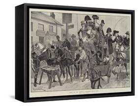 Going to the Derby a Hundred Years Ago-Richard Caton Woodville II-Framed Stretched Canvas