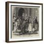 Going to the Flower Sermon at St Catherine Cree's, on Whit Tuesday-Alfred Walter Bayes-Framed Giclee Print