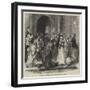 Going to the Flower Sermon at St Catherine Cree's, on Whit Tuesday-Alfred Walter Bayes-Framed Giclee Print