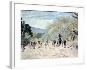 Going to the Hills, 2010-Cruz Jurado Traverso-Framed Giclee Print