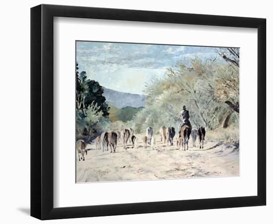 Going to the Hills, 2010-Cruz Jurado Traverso-Framed Giclee Print