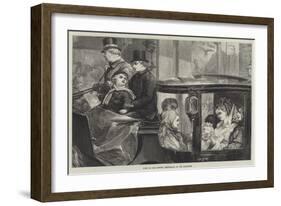 Going to the Morning Performance of the Pantomime-David Henry Friston-Framed Giclee Print