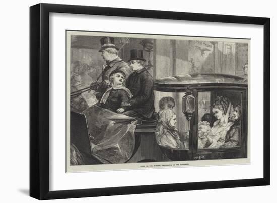 Going to the Morning Performance of the Pantomime-David Henry Friston-Framed Giclee Print