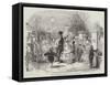 Going to the Pantomime-John Leech-Framed Stretched Canvas