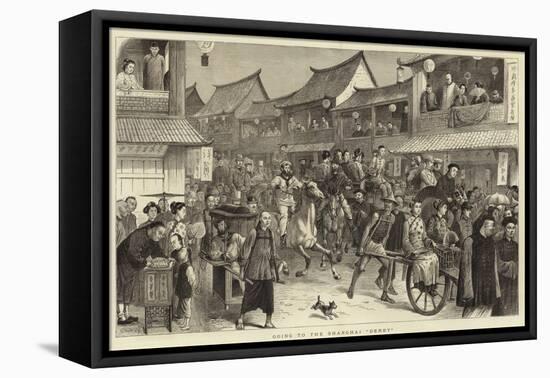 Going to the Shanghai Derby-null-Framed Stretched Canvas