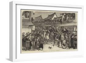 Going to the Shanghai Derby-William Ralston-Framed Giclee Print