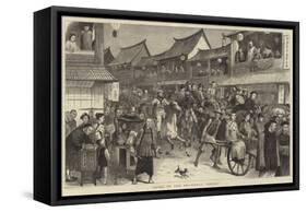 Going to the Shanghai Derby-William Ralston-Framed Stretched Canvas