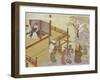 Going to the Shrine, circa 1765-Tachibana Minko-Framed Giclee Print