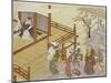 Going to the Shrine, circa 1765-Tachibana Minko-Mounted Giclee Print