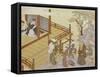 Going to the Shrine, circa 1765-Tachibana Minko-Framed Stretched Canvas