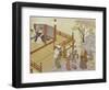 Going to the Shrine, circa 1765-Tachibana Minko-Framed Giclee Print