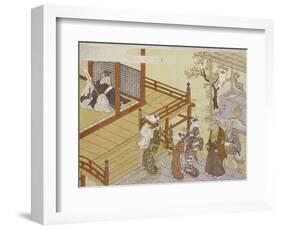 Going to the Shrine, circa 1765-Tachibana Minko-Framed Giclee Print