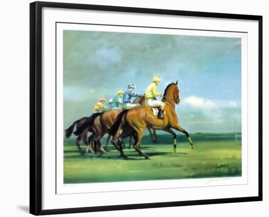 Going to the Start-Frank Wootton-Framed Limited Edition