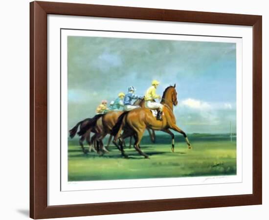 Going to the Start-Frank Wootton-Framed Limited Edition