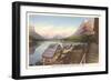 Going-to-the-Sun Chalets, Glacier Park, Montana-null-Framed Premium Giclee Print