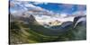 Going to the Sun Highway from Logan Pass, Glacier National Park, Montana, Usa-Russ Bishop-Stretched Canvas