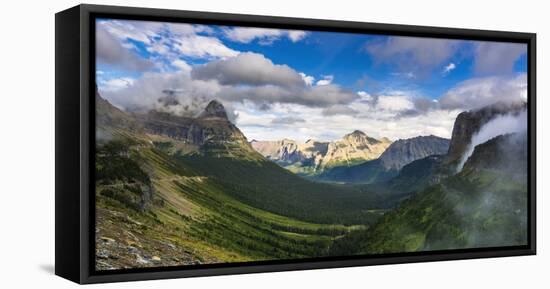 Going to the Sun Highway from Logan Pass, Glacier National Park, Montana, Usa-Russ Bishop-Framed Stretched Canvas