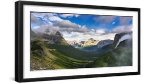Going to the Sun Highway from Logan Pass, Glacier National Park, Montana, Usa-Russ Bishop-Framed Photographic Print