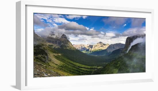 Going to the Sun Highway from Logan Pass, Glacier National Park, Montana, Usa-Russ Bishop-Framed Photographic Print