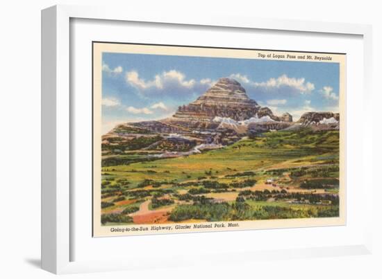 Going-to-the-Sun Highway, Glacier Par, Montana-null-Framed Art Print