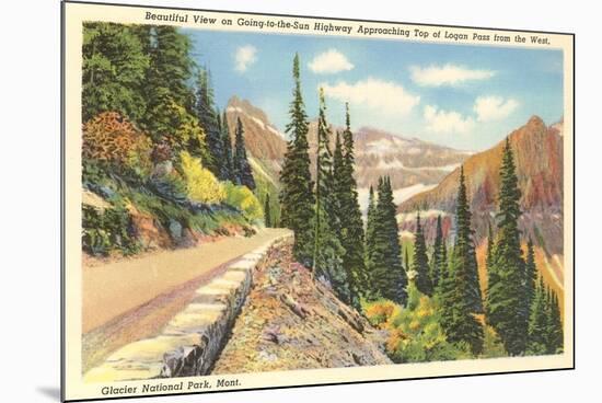 Going-to-the-Sun Highway, Glacier Park, Montana-null-Mounted Art Print