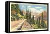 Going-to-the-Sun Highway, Glacier Park, Montana-null-Framed Stretched Canvas