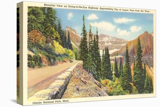 Going-to-the-Sun Highway, Glacier Park, Montana-null-Stretched Canvas