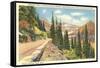 Going-to-the-Sun Highway, Glacier Park, Montana-null-Framed Stretched Canvas
