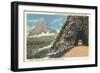 Going to the Sun Highway, Glacier Park, Montana-null-Framed Art Print